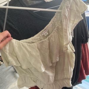 American Eagle one-shouldered shirt, size medium. NEVER WORN!